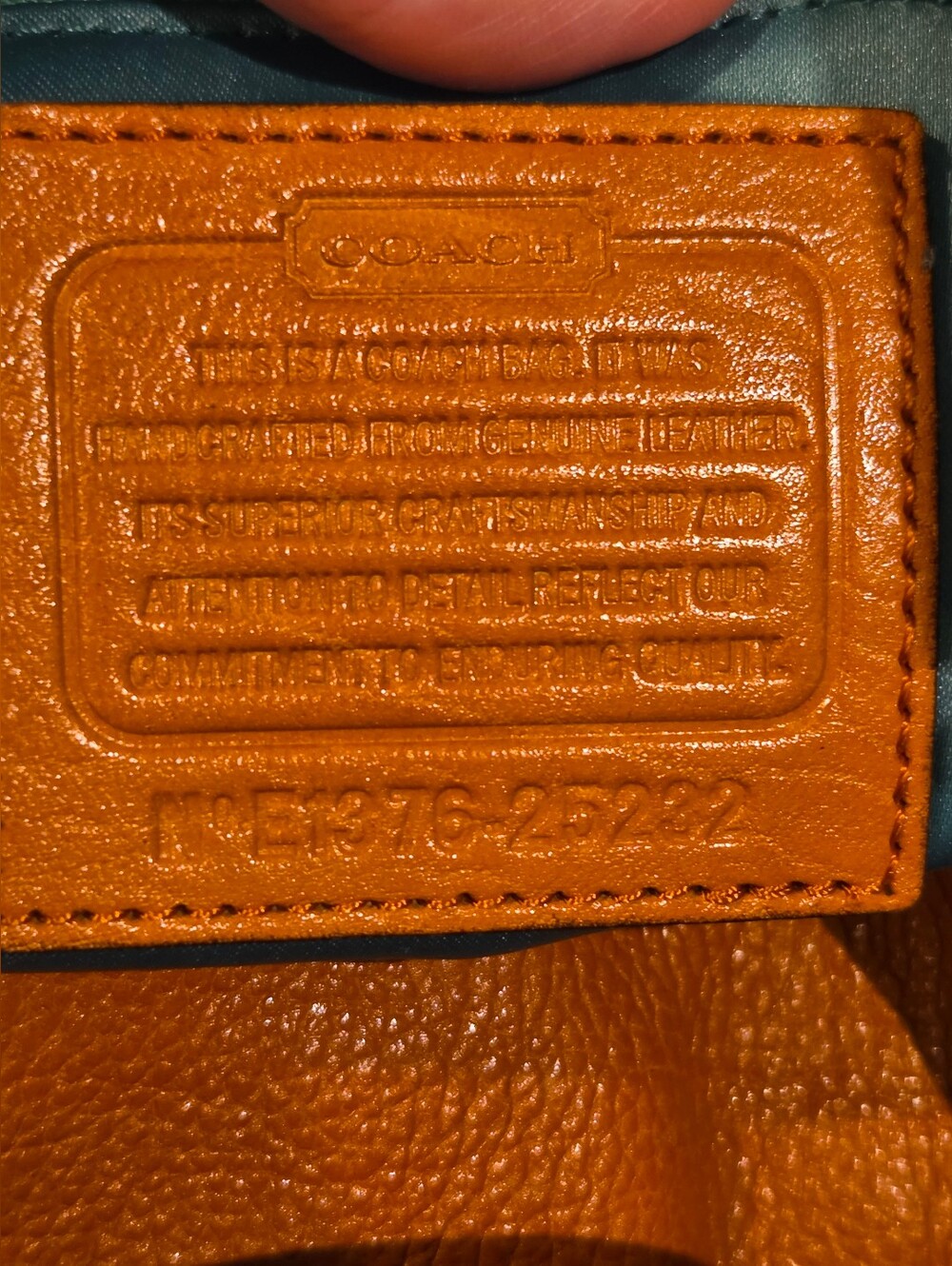 Coach Madison Buffalo Leather Phoebe Bag Terracotta Extra Large - Picture 14 of 15